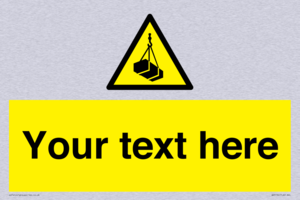 Custom Overhead Load Sign